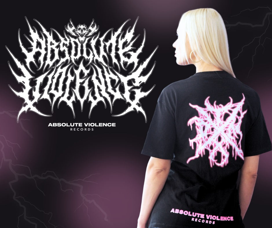 Devour The Unborn Pink Logo T-Shirt