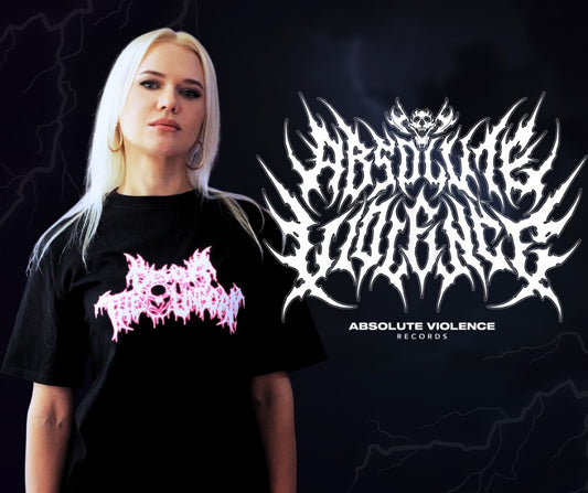 Devour The Unborn Pink Logo T-Shirt
